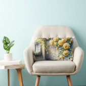 ゴールデンバラ素朴オンストーンコテージウォール ランバークッション (椅子)