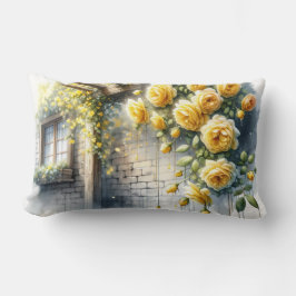 ゴールデンバラ素朴オンストーンコテージウォール ランバークッション