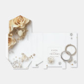 ゴールデンバラ結婚とリング フェイバーボックス (折り畳みなし)