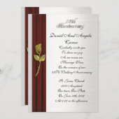 ゴールデンバラ25周年記念の誓いの更新 招待状 (正面/裏面)