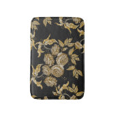 ゴールデンバラ:ヴィンテージ刺繍模様 バスマット (正面縦)