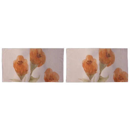 ゴールデンバラ 枕カバー (正面-セット)