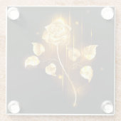 ゴールデンバラ(金ゴールドバラ) ガラスコースター (裏面)