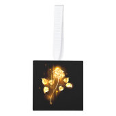 ゴールデンバラ(金ゴールドバラ) キューブオーナメント (正面)