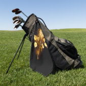 ゴールデンバラ(金ゴールドバラ) ゴルフタオル (グリーン)