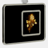 ゴールデンバラ(金ゴールドバラ) シルバープレートフレームオーナメント (右)