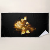 ゴールデンバラ(金ゴールドバラ) ビーチタオル (正面)