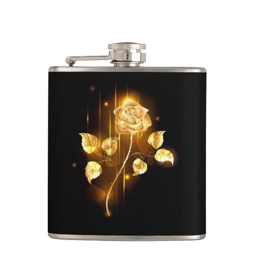 ゴールデンバラ(金ゴールドバラ) フラスク (正面)