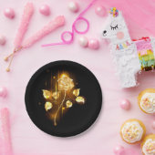 ゴールデンバラ(金ゴールドバラ) ペーパープレート (パーティー)