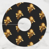 ゴールデンバラ(金ゴールドバラ) ワイングラスタグ (裏面)