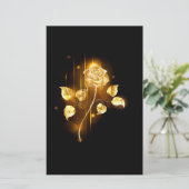 ゴールデンバラ(金ゴールドバラ) 便箋 (スタンド正面)