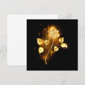 ゴールデンバラ(金ゴールドバラ) 招待状 (正面/裏面)