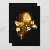 ゴールデンバラ(金ゴールドバラ) 案内状 (正面/裏面)