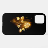 ゴールデンバラ(金ゴールドバラ) iPhoneケース (裏面横)