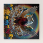 ゴールデンバルトイーグル3Dデジタル最高傑作by AJZ ジグソーパズル (横)