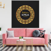 ゴールデンバルミツワーサインインボード キャンバスプリント (インサイチュ (リビング))