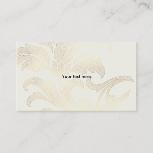 ゴールデンバルーンと花模様名刺 名刺 (裏面)