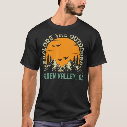 ゴールデンバレーアリゾナアウトドア Tシャツ (正面)