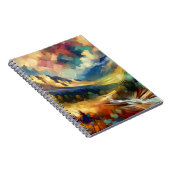 ゴールデンバレーサンセットランドスケープノートブック ノートブック (右側)