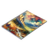 ゴールデンバレーサンセットランドスケープノートブック ノートブック (左側)