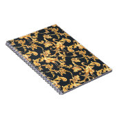 ゴールデンバロックのクレーン:ロココオーナメント。 ノートブック (右側)