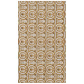 ゴールデンバロックのコルヌコピアオンベージュサンクスギビング テーブルクロス (正面)