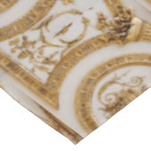 ゴールデンバロックのコルヌコピアオンベージュサンクスギビング テーブルクロス (アングル)