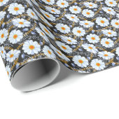 ゴールデンバロック：フローラチェーンテクスチャ ラッピングペーパー (ロールコーナー)