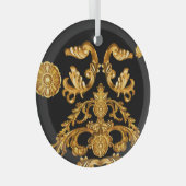 ゴールデンバロック、装飾要素。 ガラスオーナメント (正面右)