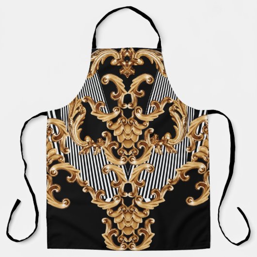 ゴールデンバロック、複雑なオーナメントデザイン。 エプロン (正面)