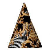 ゴールデンバロック、複雑なオーナメントデザイン。 パーティーハット (右)