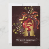 ゴールデンバンニーとミスタントリーメリークリスマスフラット シーズンカード (裏面)