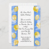 ゴールデンバースデーパーティーの招待状 招待状 (正面/裏面)