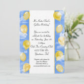 ゴールデンバースデーパーティーの招待状 招待状 (スタンド正面)