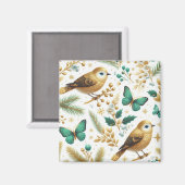 ゴールデンバードとエメラルドの蝶 マグネット (正面/裏面)