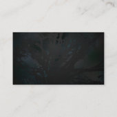 ゴールデンバードスカルオンブラックバックグラウンド 割引カード (裏面)