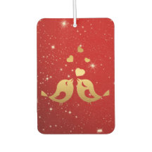 ゴールデンバードハート赤い光沢のある美素朴しい