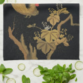 ゴールデンバード日本のクラシックアンティーク キッチンタオル (折り畳み)