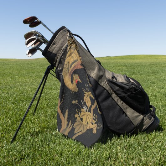 ゴールデンバード日本のクラシックアンティーク ゴルフタオル (グリーン)