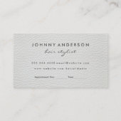 ゴールデンバーレザーアポイントメント 予約カード (裏面)