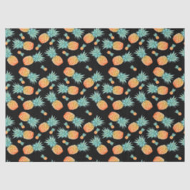 ゴールデンパイナップルパターン |トロピカルフルーツ 薄葉紙