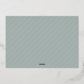 ゴールデンパイン |クリスマスエレガントの写真 箔シーズンカード (裏面)