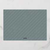 ゴールデンパイン |クリスマスエレガントの写真 箔シーズンカード (裏面)