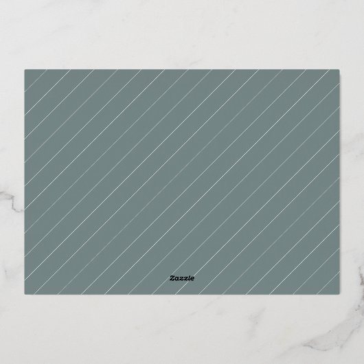 ゴールデンパイン |クリスマスエレガントの写真 箔シーズンカード (裏面)