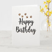 ゴールデンパウ 誕生日カード カード (黄色い花)