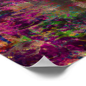 ゴールデンパスウェイファンタジー絵画フォレスト ポスター (角)