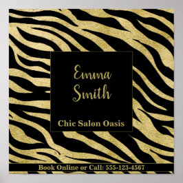 ゴールデンパターン美しいポスター ポスター