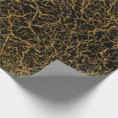 ゴールデンパターン09 bwブラックBG ラッピングペーパー (角)