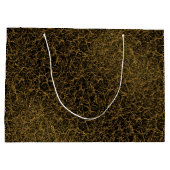 ゴールデンパターン09.bwブラックBG ラージペーパーバッグ (裏面)