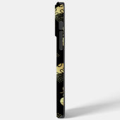 ゴールデンパターン16.bwブラックBG Case-Mate iPhoneケース (裏面 / 左)